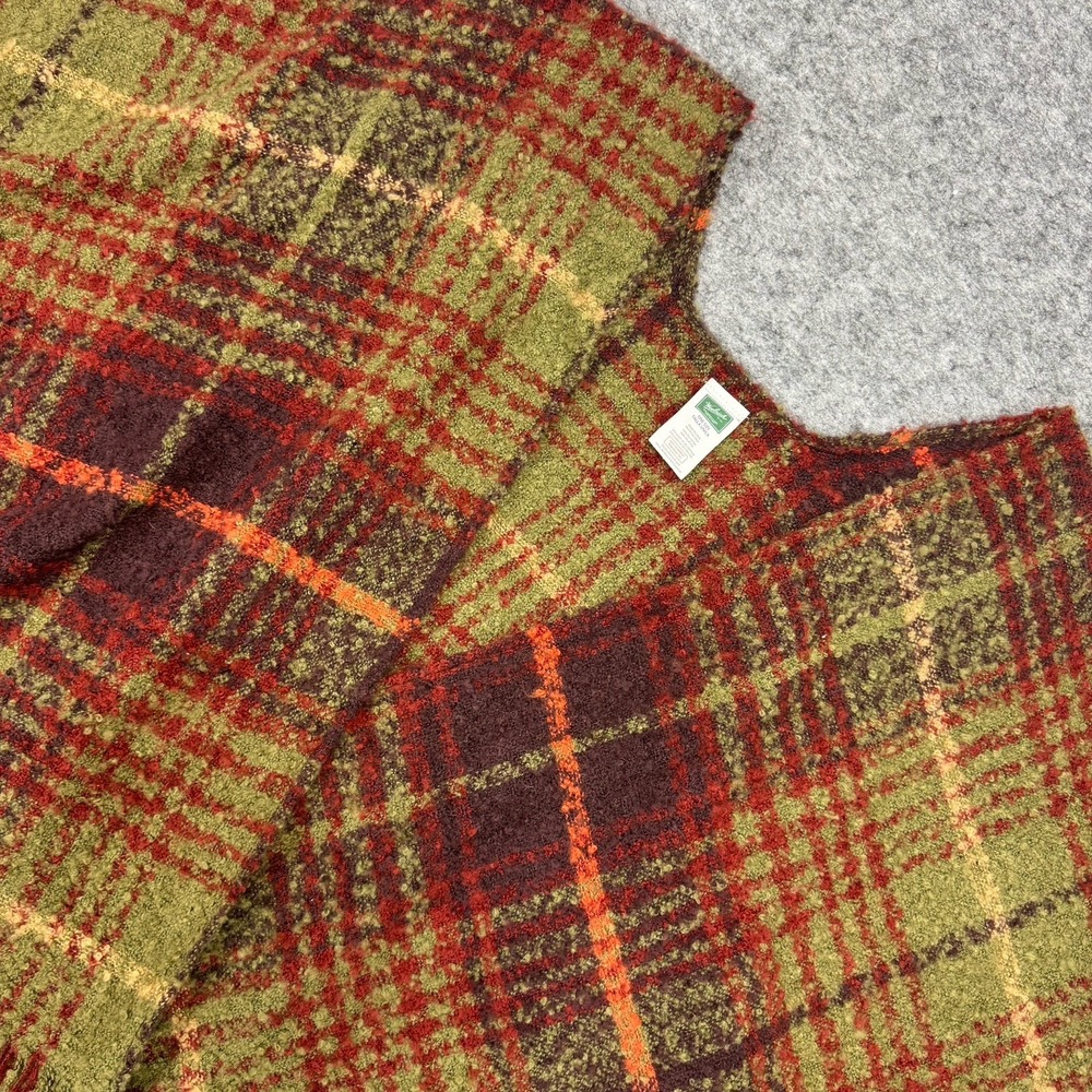 Woolrich Women's Lydia Shawl Soft Large Comfortable One Size Red Green Xmas